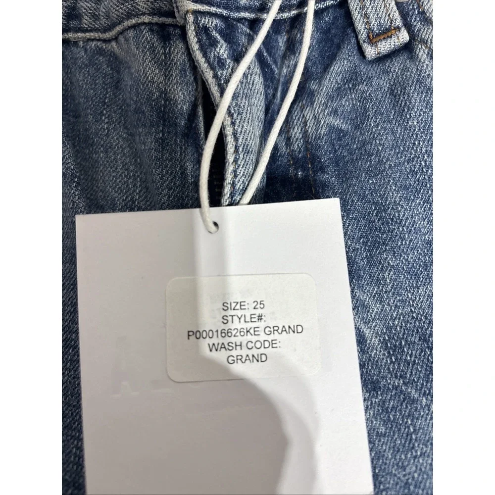 Pistola Stevie High Rise Relaxed Roller‎ Jeans Color Grand Size 25 NWT $178